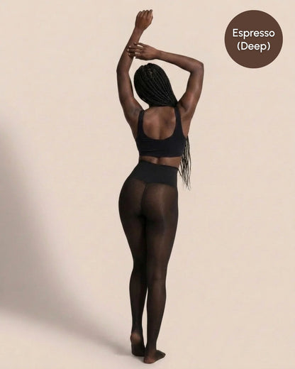 Cheeky Sculpt Fleece-Lined Tights